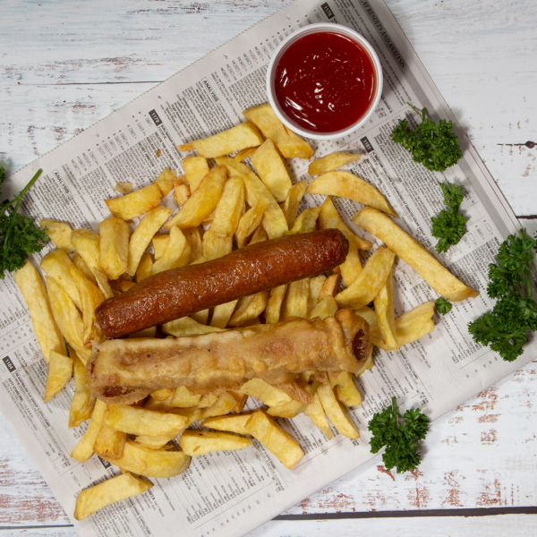 Battered Sausage – Fish & Chips