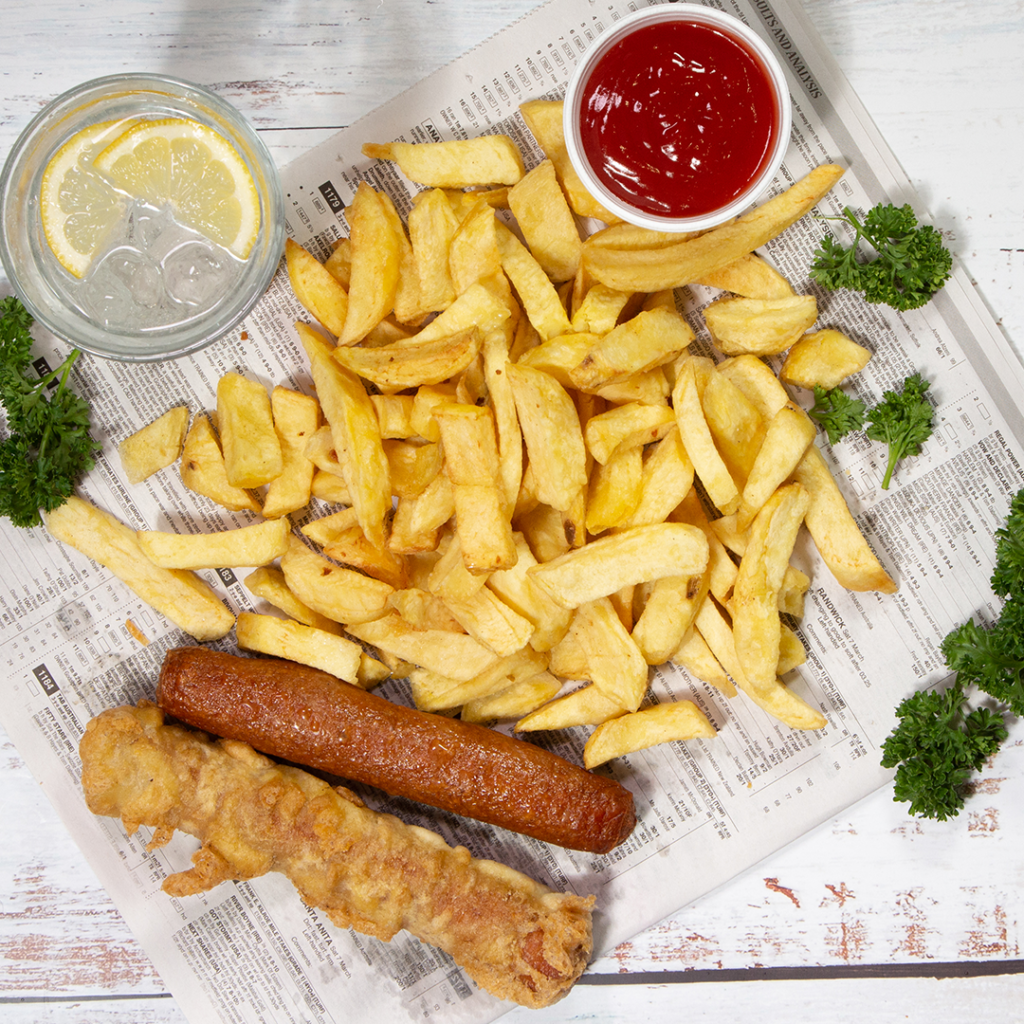 Battered Sausage – Fish & Chips